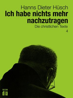 cover image of Ich habe nichts mehr nachzutragen